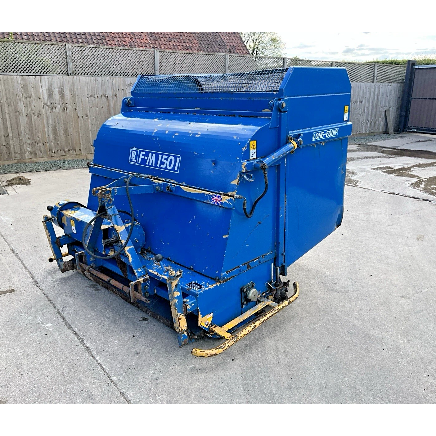 RICHARD LONG F-M 1501 1.5 METRE FLAIL MOWER COLLECTOR FOR COMPACT TRACTOR